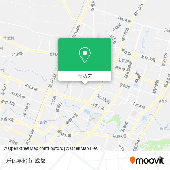 乐亿嘉超市地图