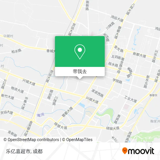 乐亿嘉超市地图