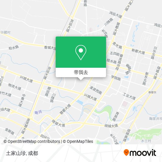 土家山珍地图