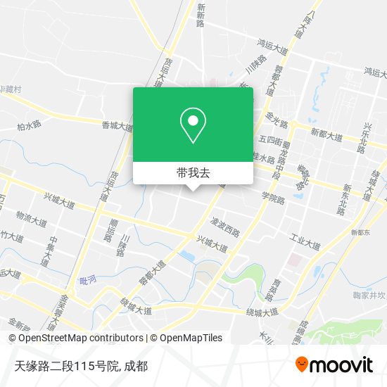 天缘路二段115号院地图