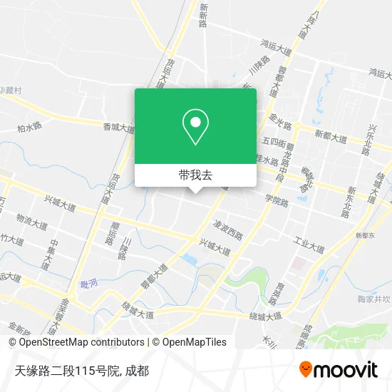 天缘路二段115号院地图