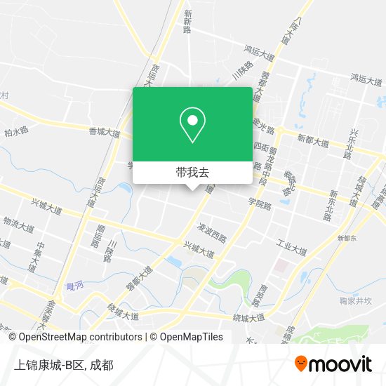 上锦康城-B区地图