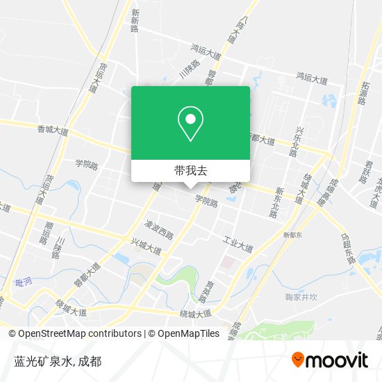 蓝光矿泉水地图