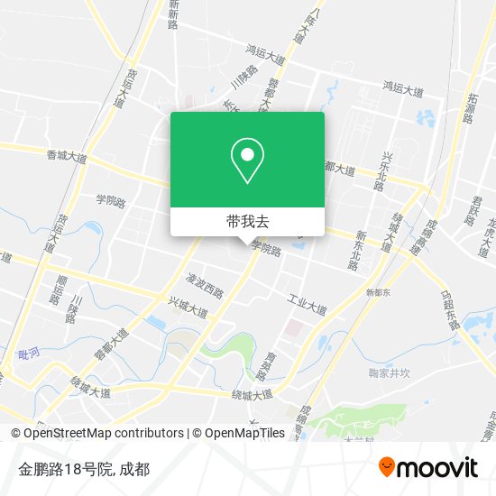 金鹏路18号院地图