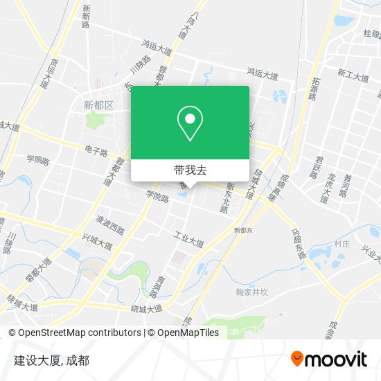建设大厦地图