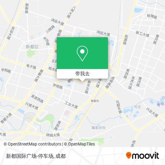 新都国际广场-停车场地图
