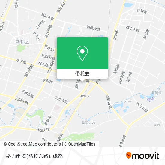 格力电器(马超东路)地图