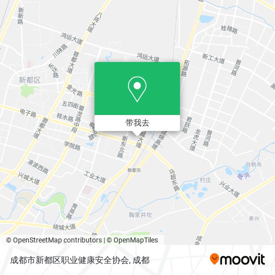 成都市新都区职业健康安全协会地图