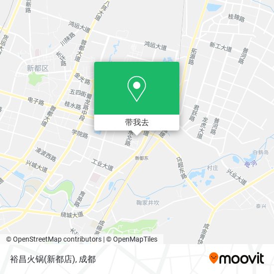 裕昌火锅(新都店)地图
