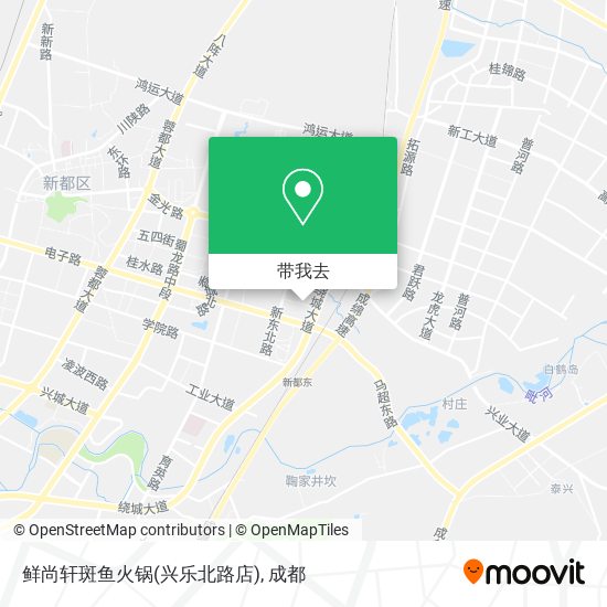 鲜尚轩斑鱼火锅(兴乐北路店)地图