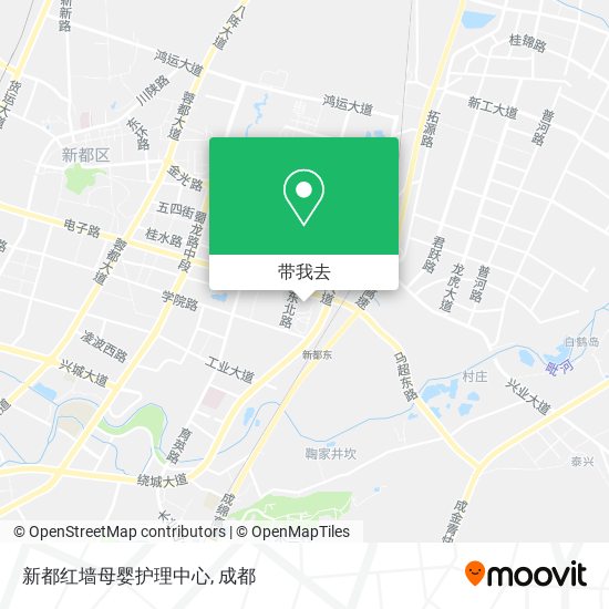新都红墙母婴护理中心地图