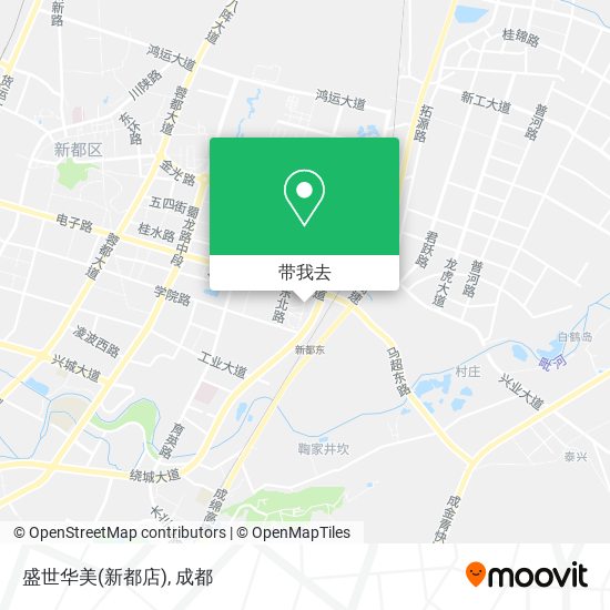 盛世华美(新都店)地图
