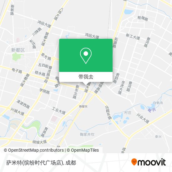 萨米特(缤纷时代广场店)地图