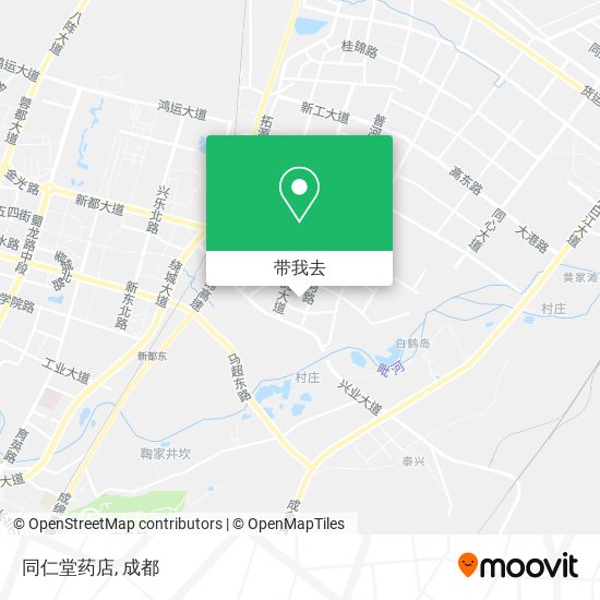 同仁堂药店地图