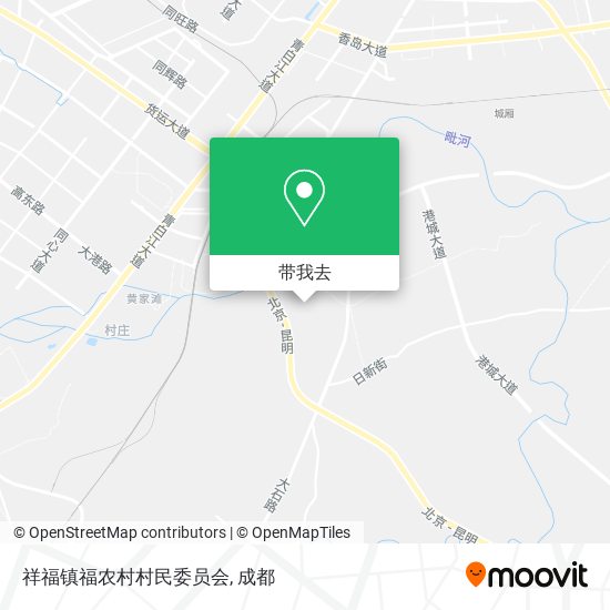 祥福镇福农村村民委员会地图