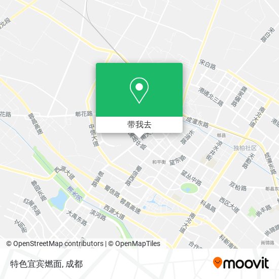 特色宜宾燃面地图