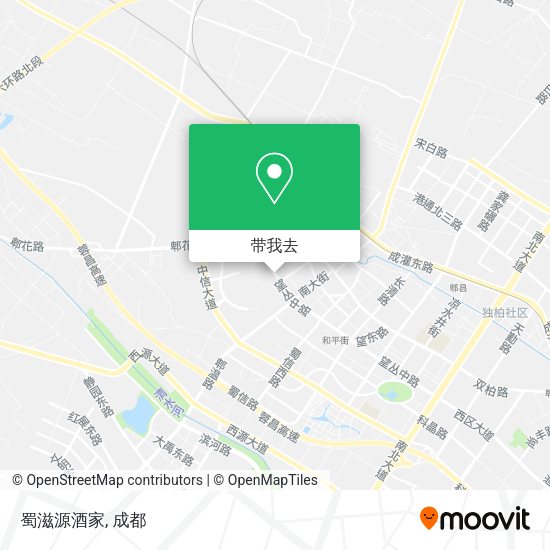 蜀滋源酒家地图