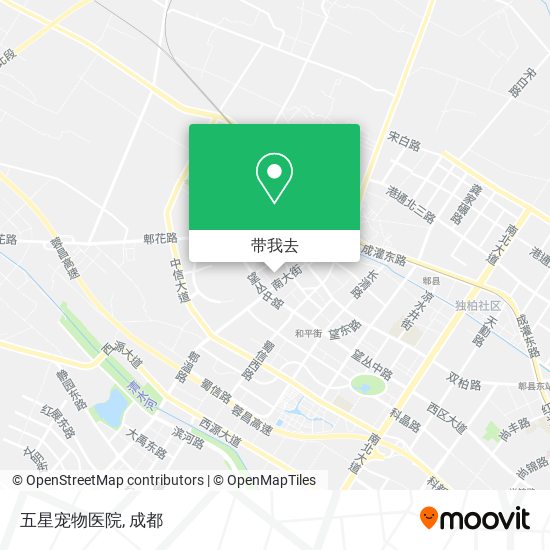 五星宠物医院地图