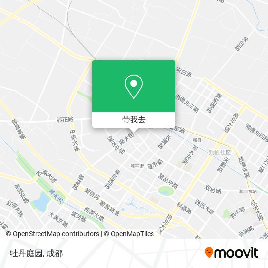 牡丹庭园地图