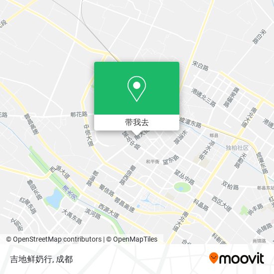 吉地鲜奶行地图