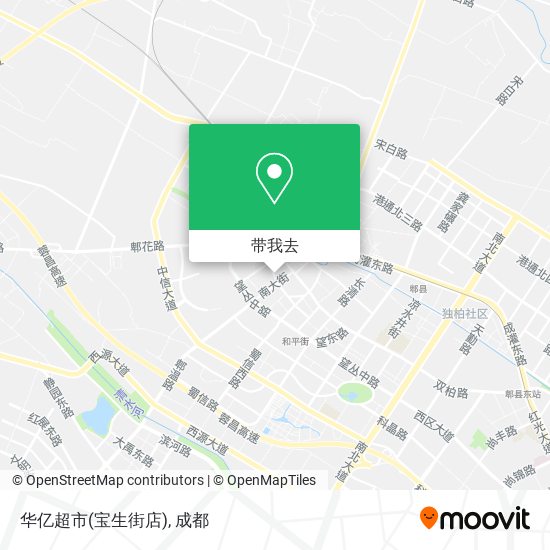 华亿超市(宝生街店)地图