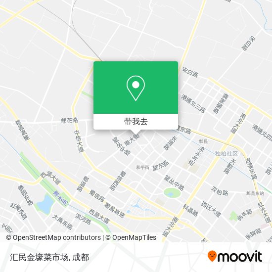 汇民金壕菜市场地图
