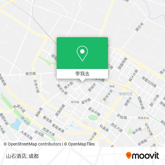 山石酒店地图