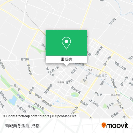 蜀城商务酒店地图