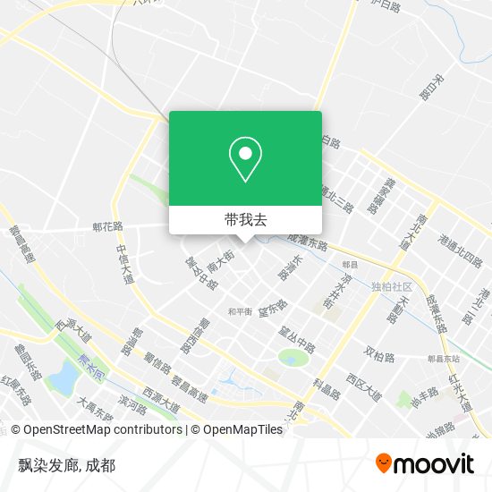 飘染发廊地图
