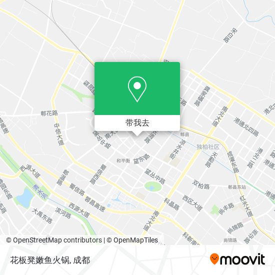 花板凳嫩鱼火锅地图