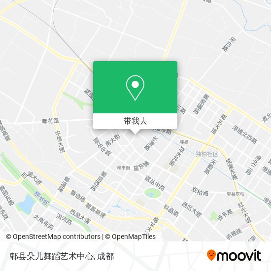 郫县朵儿舞蹈艺术中心地图