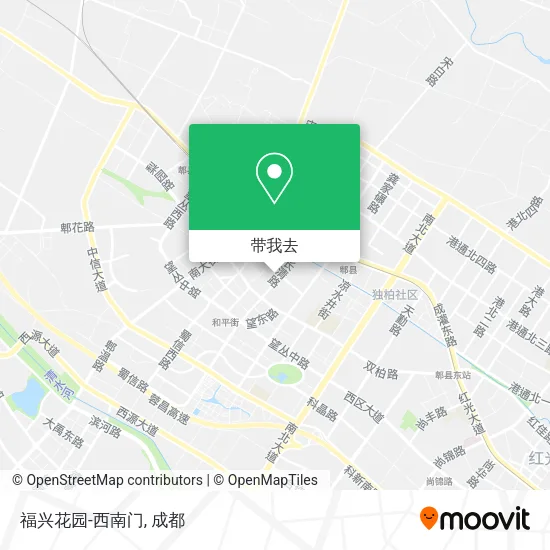 福兴花园-西南门地图