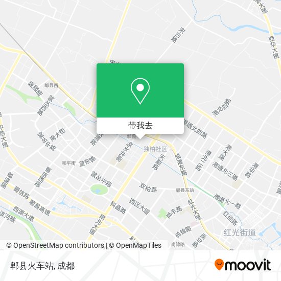 郫县火车站地图