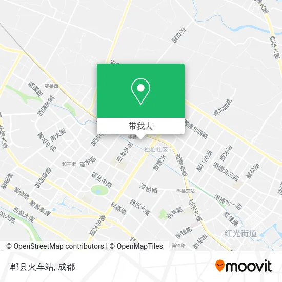 郫县火车站地图