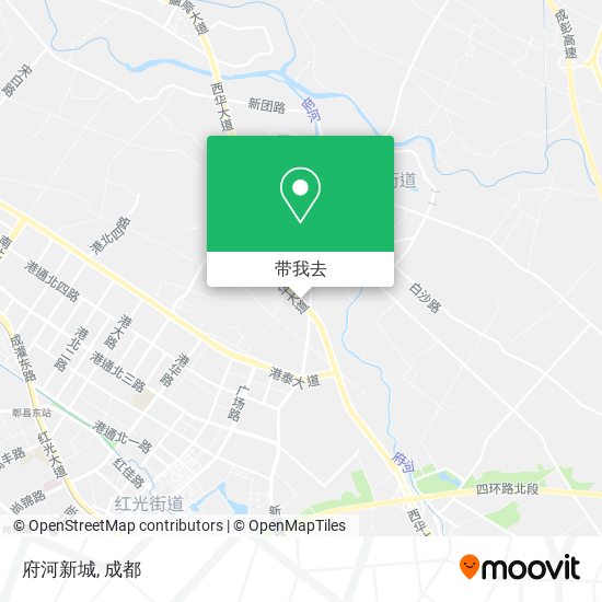 府河新城地图