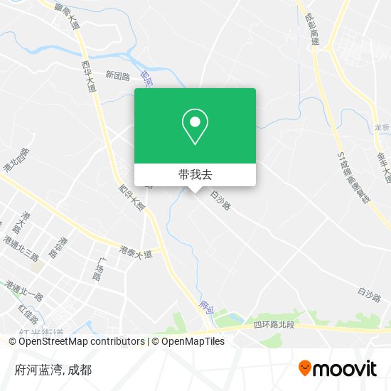 府河蓝湾地图
