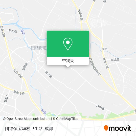 团结镇宝华村卫生站地图
