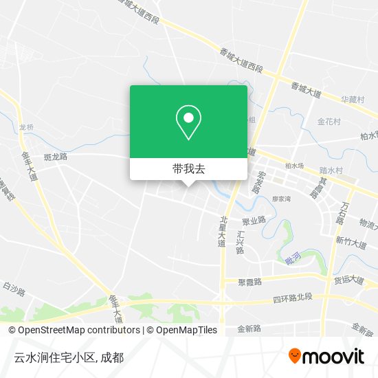 云水涧住宅小区地图