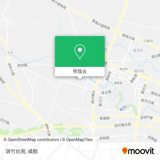 斑竹欣苑地图
