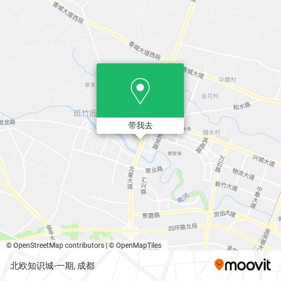 北欧知识城-一期地图