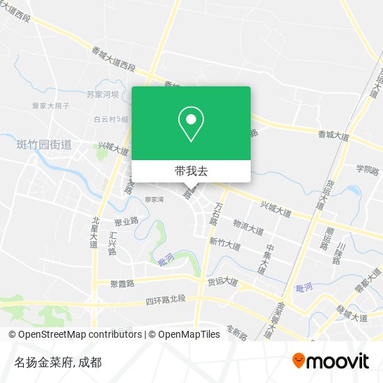 名扬金菜府地图
