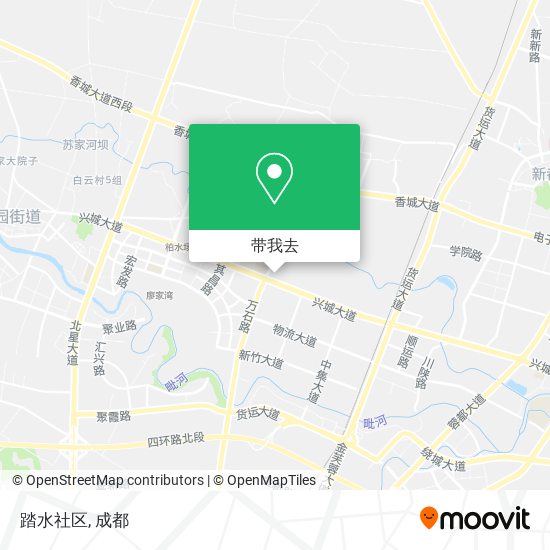 踏水社区地图