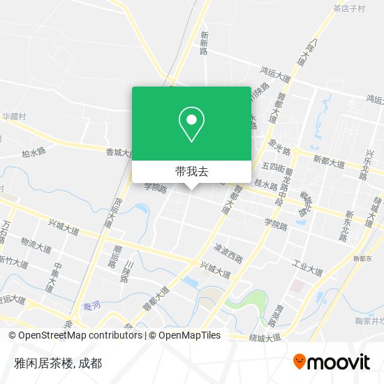雅闲居茶楼地图