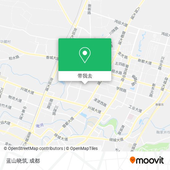 蓝山晓筑地图