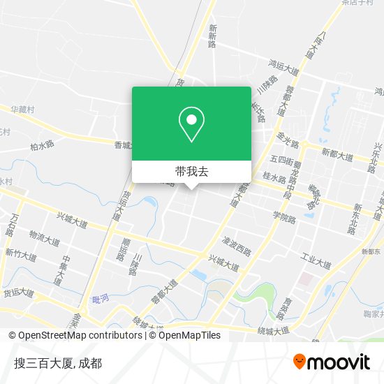 搜三百大厦地图