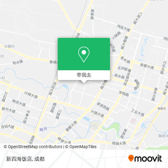 新四海饭店地图