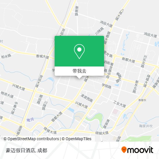 豪迈假日酒店地图
