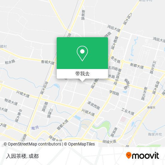 入园茶楼地图