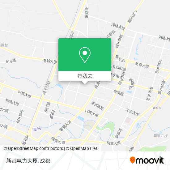 新都电力大厦地图