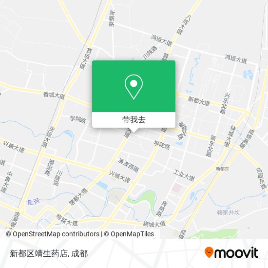 新都区靖生药店地图